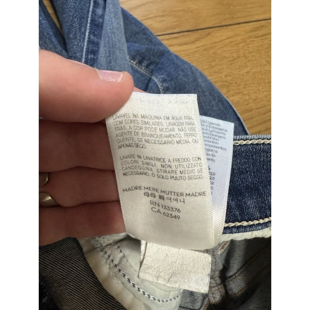 MOTHER Denim The Insider Crop‎ Step Chew Jeans in Dancing on Coals (size 23) - Picture 13 of 16